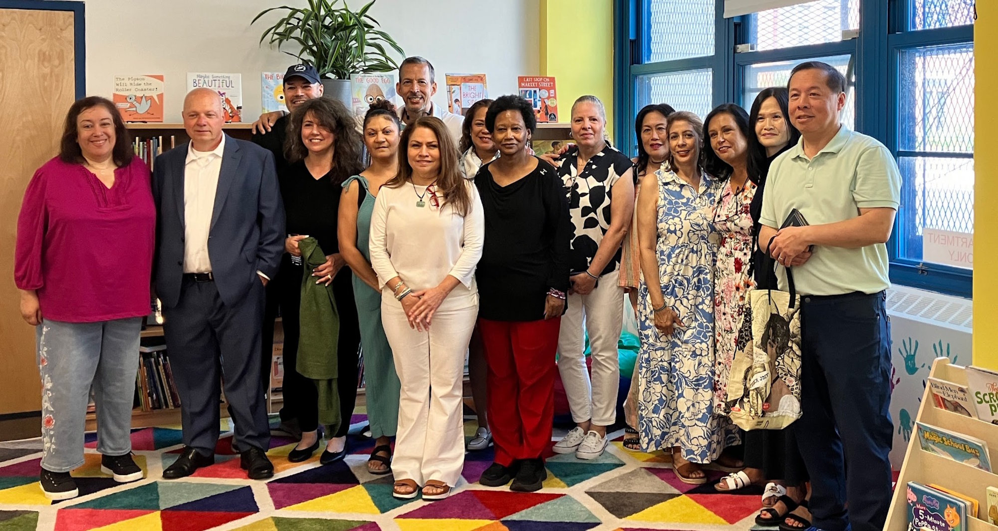 PS 111 Class of 1975 in Library